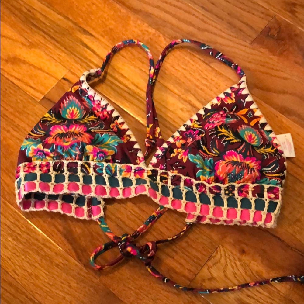 bikini top cross back